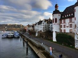 houses on the waterfront in Koblenz