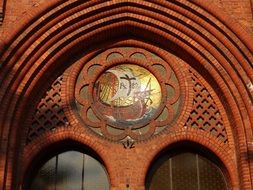 Entrance to the church of St. Andrew Bobola in Bydgoszcz