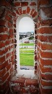 view from the arch of the Kremlin in Kazan