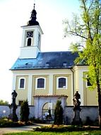 church in the countryside in the Czech Republic