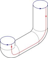 graphic image of a water pipe