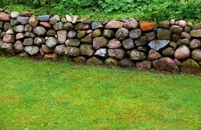 stone wall assembly