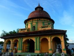 historical makam asta tinggi building in Indonesia