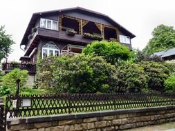 unique wooden villa