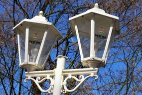 Photo of White street lamp