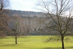 stately Chatsworth House, England