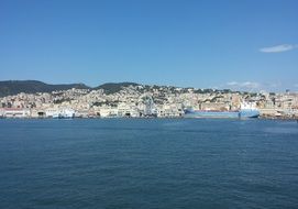 genoa porto sea lake water