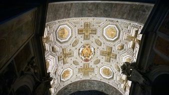 the roof of the Church Vatican city Rome