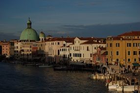 houses near canal in venice