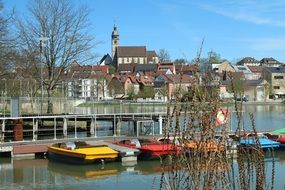 b&ouml;blingen city lake view