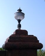 lantern on the gate