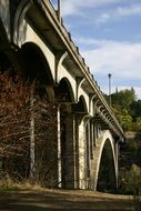 high stone bridge in Folsom