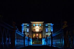 night lighting of the castle