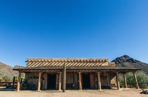 landscape of the Old house in national park