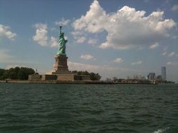 Statue of Liberty view from water