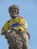 statue at the fountain in czech republic