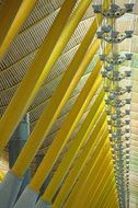 construction of the building&#039;s ceiling