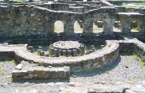 panorama of roman excavations