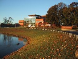 lakeside building