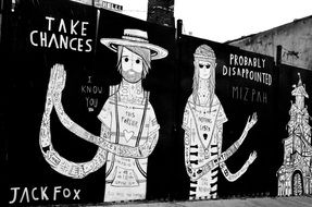street art, cool mural, usa, nyc, brooklyn