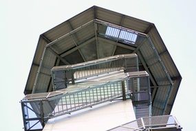 iron staircase in the Observatory