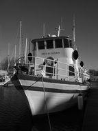 trawler in the port