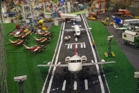 lego city, plane