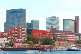 extraordinarily beautiful harbor promenade