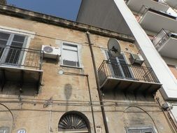 facade of an old building in Sicily