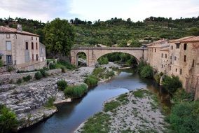 river bridge panoramic landscape