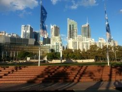 buildings and city skyline of sydney