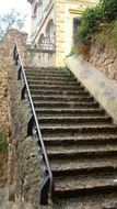 old stairs in barcelona