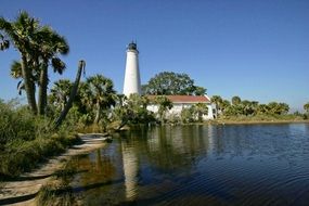 lighthouse on a coastline