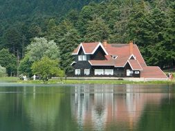 home lake, bolu, turkey