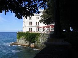 house near the water