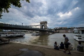 budapest hungary Chain Bridge