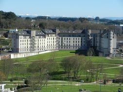 landscape of green park paradai in lugo city
