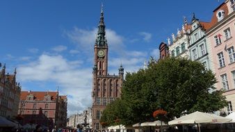 town hall in Gdansk, Poland