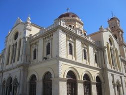 corner of a church building on a sunny day