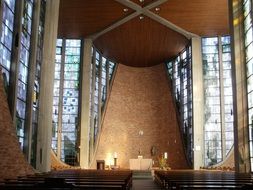 interior of maria koenigin church