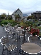 Vanilla house near the Mount Fuji