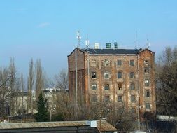 tenement building in Warsaw, Poland