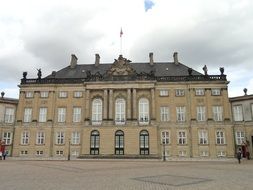 amalienborg royal palace building in Denmark