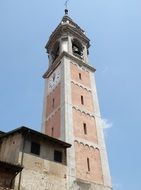 Tower with a spire on the church