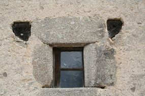 architecture wall with window