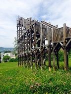 Wooden stairs