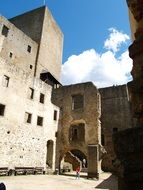 courtyard of the castle Landštejn