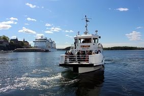 Navigation in the port of Oslo, Norway