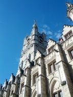 historic building against the blue sky