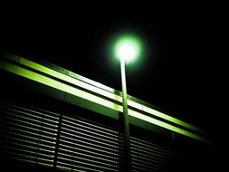 green lantern over the window
